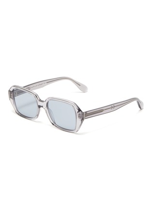 Main View - Click To Enlarge - SUPER - 'Limone' acetate square sunglasses