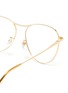 Detail View - Click To Enlarge - SUPER - 'Numero 60' metal oversized round optical glasses