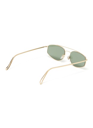 Figure View - Click To Enlarge - SUPER - 'Tema' metal small oval sunglasses