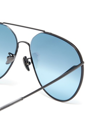 Detail View - Click To Enlarge - SUPER - 'Completo' metal oversized aviator sunglasses