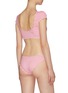 Back View - Click To Enlarge - MARYSIA - 'Broadway' scalloped gingham check bikini bottoms