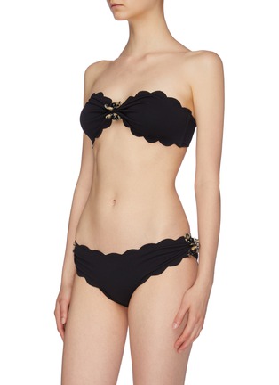 Figure View - Click To Enlarge - MARYSIA - 'Antibes Flower' scalloped bandeau top