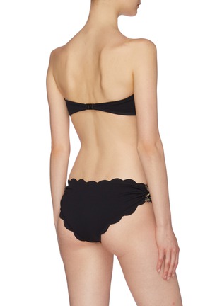 Back View - Click To Enlarge - MARYSIA - 'Antibes Flower' scalloped bikini bottoms