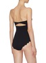 Back View - Click To Enlarge - MARYSIA - 'Antibes Flower' detachable halterneck strap scalloped one-piece swimsuit