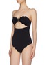 Figure View - Click To Enlarge - MARYSIA - 'Antibes Flower' detachable halterneck strap scalloped one-piece swimsuit