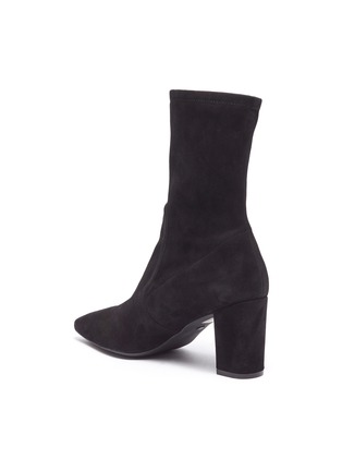 - STUART WEITZMAN - 'Landry' stretch suede panelled ankle boots