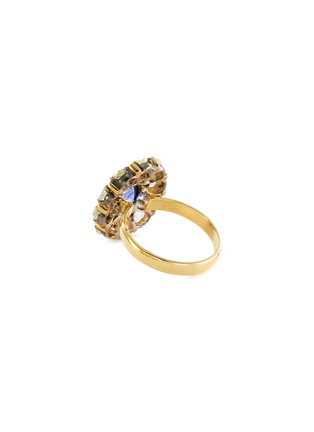  - AISHWARYA - Diamond tanzanite gold alloy ring