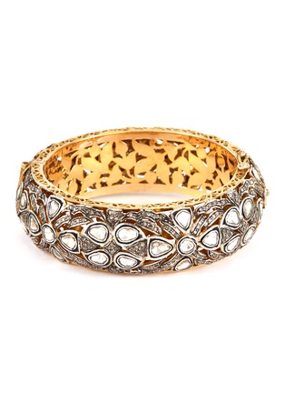 Main View - Click To Enlarge - AISHWARYA - Diamond gold alloy bangle