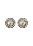 Main View - Click To Enlarge - AISHWARYA - Diamond gold alloy round stud earrings