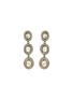 Main View - Click To Enlarge - AISHWARYA - Diamond gold alloy drop earrings