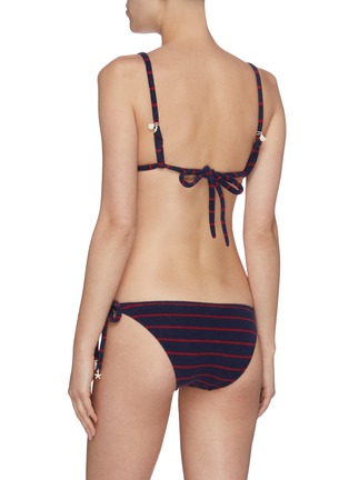 Back View - Click To Enlarge - SOLID & STRIPED - 'Nantucket' stripe bikini bottoms