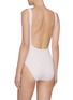 Back View - Click To Enlarge - SOLID & STRIPED - 'The Ellery' gingham check seersucker one-piece swimsuit
