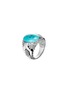 Main View - Click To Enlarge - JOHN HARDY - 'Asli Classic Chain' turquoise pyrite silver signet ring