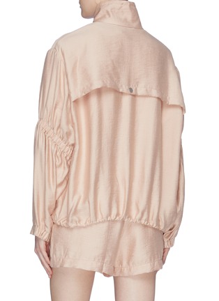 Back View - Click To Enlarge - 3.1 PHILLIP LIM - Ruched sleeve anorak