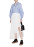 Figure View - Click To Enlarge - 3.1 PHILLIP LIM - Asymmetric ruffle tiered check skirt