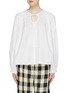 Main View - Click To Enlarge - 3.1 PHILLIP LIM - Tie cutout front blouse