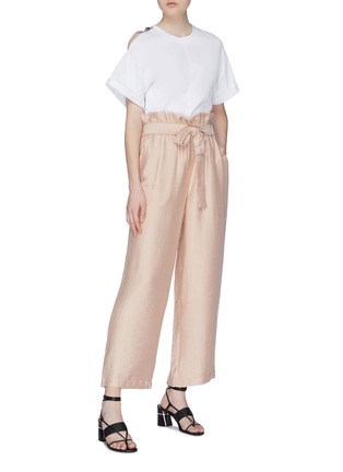 Figure View - Click To Enlarge - 3.1 PHILLIP LIM - Belted paperbag culottes