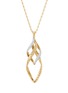 Main View - Click To Enlarge - JOHN HARDY - 'Classic Chain' diamond 18k yellow gold wave pendant necklace