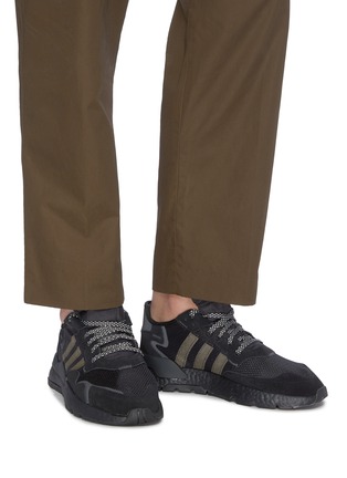 Figure View - Click To Enlarge - ADIDAS - 'Nite Jogger' mesh boost™ sneakers