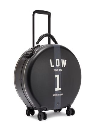  - OOKONN - x Studio Concrete round carry-on spinner suitcase – 1 Low
