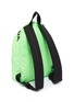 Detail View - Click To Enlarge - BALENCIAGA - 'Wheel' logo embroidered neon nylon backpack