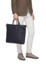 Figure View - Click To Enlarge - A-ESQUE - 'Portfolio' grainy leather tote bag