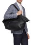 Front View - Click To Enlarge - A-ESQUE - 'Carry All Handler' leather bag