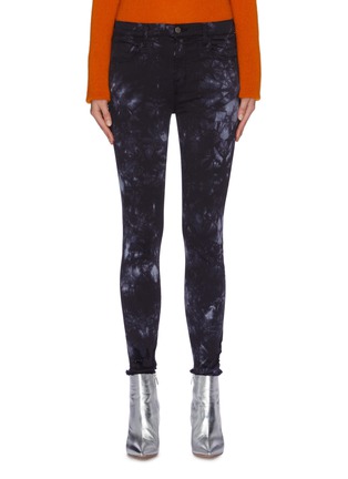 Main View - Click To Enlarge - J BRAND - 'Alana' tie-dye cropped skinny jeans
