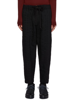 Main View - Click To Enlarge - UMA WANG - Stripe pyjama pants