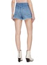 Back View - Click To Enlarge - J BRAND - 'Gracie' frayed cuff paint splatter denim shorts