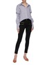 Figure View - Click To Enlarge - J BRAND - 'Alana' zip pocket skinny jeans