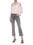 Figure View - Click To Enlarge - J BRAND - 'Selena' cropped bootcut jeans