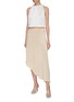 Figure View - Click To Enlarge - LES HÉROÏNES - 'The Elizabeth' ruched tie neck sleeveless top