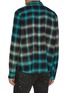 Back View - Click To Enlarge - AMIRI - Tie dye check plaid shirt