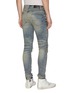 Back View - Click To Enlarge - AMIRI - 'MX1' bandana patch ripped skinny jeans