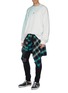 Figure View - Click To Enlarge - AMIRI - 'MX1' bandana patch ripped skinny jeans
