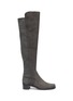 Main View - Click To Enlarge - STUART WEITZMAN - 'Reserve' panelled stretch suede knee high boots