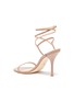  - STUART WEITZMAN - 'Merinda' crisscross ankle strap patent leather sandals