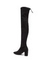  - STUART WEITZMAN - 'Lesley' stretch suede thigh high boots