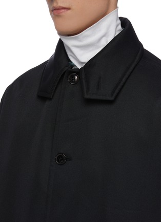 Detail View - Click To Enlarge - OAMC - Detachable quilt hood car coat