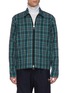 Main View - Click To Enlarge - OAMC - Plaid check zip shirt