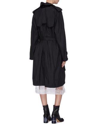 Back View - Click To Enlarge - MAISON MARGIELA - Quick-release buckle belted trench coat