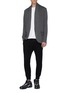 Figure View - Click To Enlarge - ATTACHMENT - Shawl lapel open cardigan