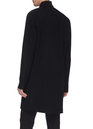 Back View - Click To Enlarge - ATTACHMENT - Shawl lapel melton coat
