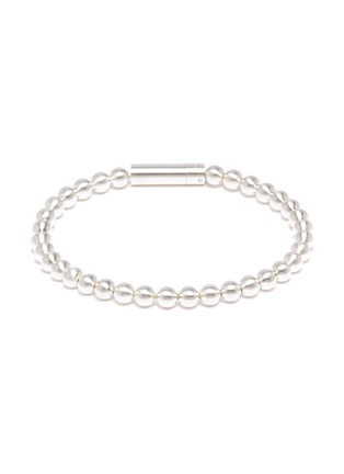 Main View - Click To Enlarge - LE GRAMME - 'Le 25 Grammes' silver bead bracelet