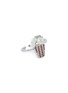 Main View - Click To Enlarge - HEFANG - 'Popcorn' cubic zirconia shell pearl open ring