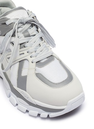 Detail View - Click To Enlarge - ASH - 'FLASH' chunky outsole leather panel mesh sneakers