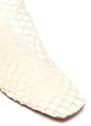Detail View - Click To Enlarge - NEOUS - 'Bophy' fishnet mules