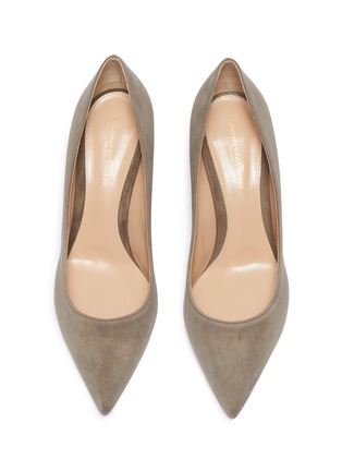 Detail View - Click To Enlarge - GIANVITO ROSSI - 'Gianvito 70' suede pumps