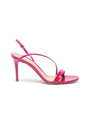 Main View - Click To Enlarge - GIANVITO ROSSI - 'Manhattan 85' twist strap leather slingback sandals